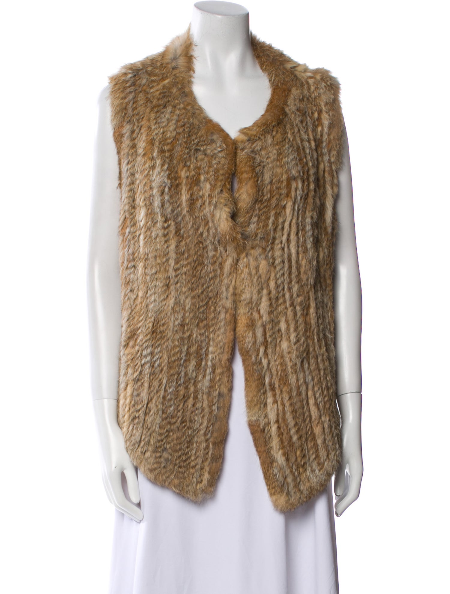 Joie Fur Striped Faux Fur Coat