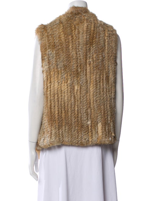 Joie Fur Striped Faux Fur Coat