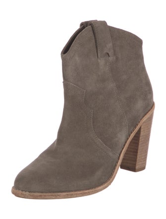 Joie Suede Western Boots