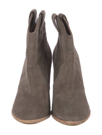 Joie Suede Western Boots