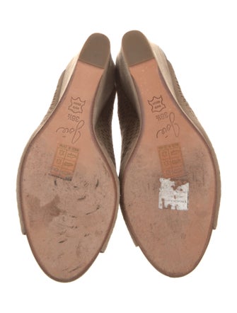 Joie Suede Lasercut Accents Mules