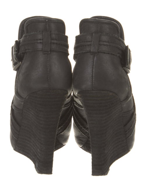 Joie Leather Cutout Accent Lace-Up Boots