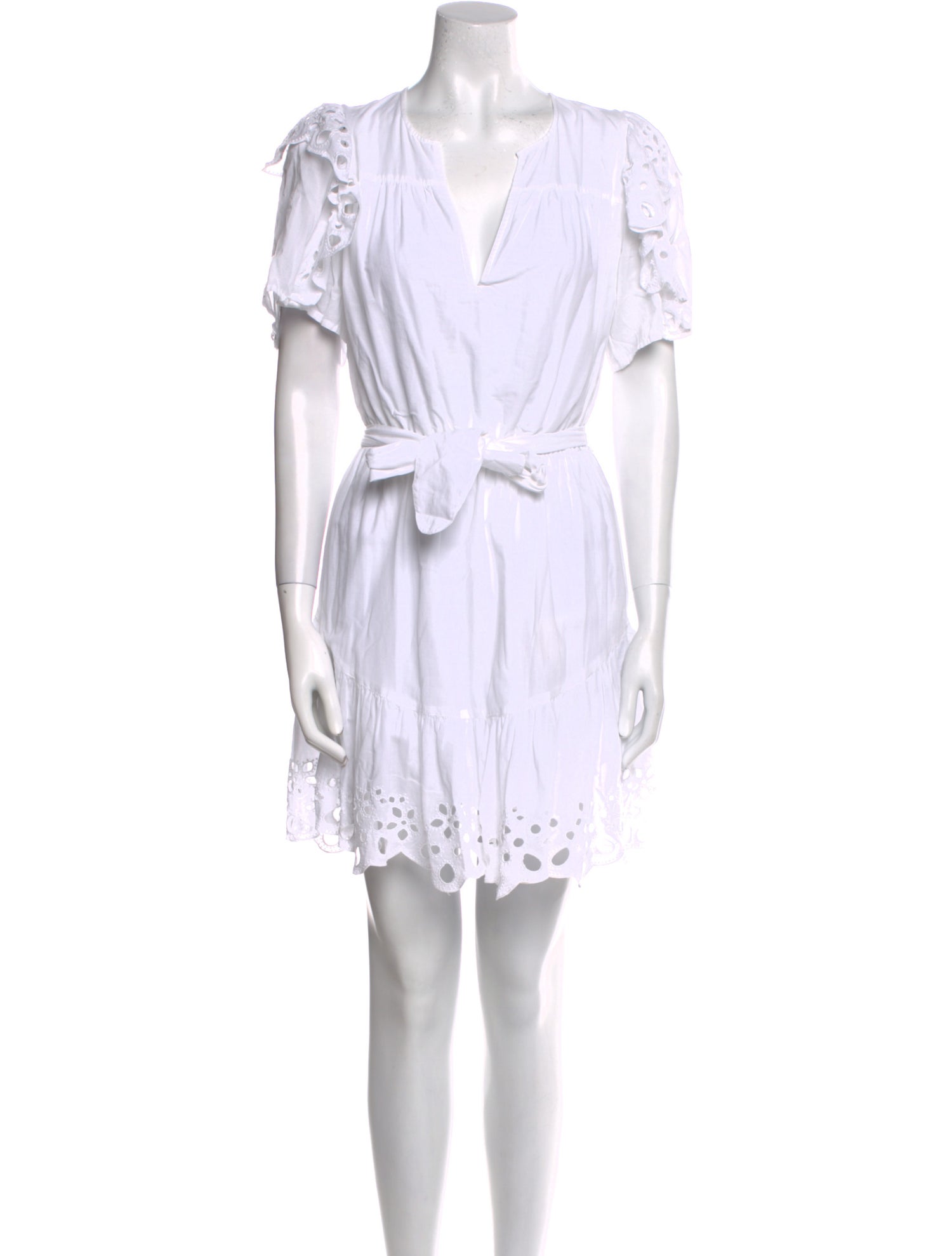 Joie V-Neck Knee-Length Dress