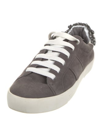 Joie Suede Colorblock Pattern Sneakers