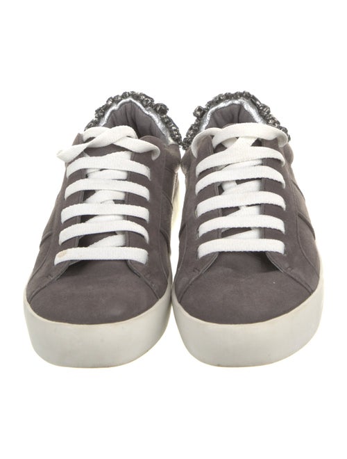 Joie Suede Colorblock Pattern Sneakers