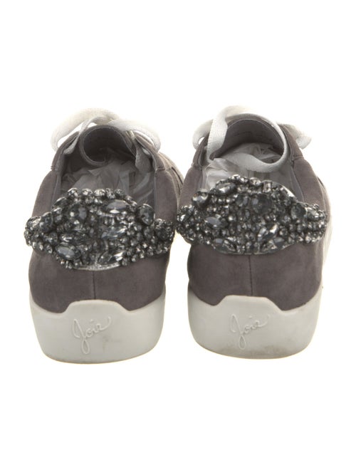 Joie Suede Colorblock Pattern Sneakers