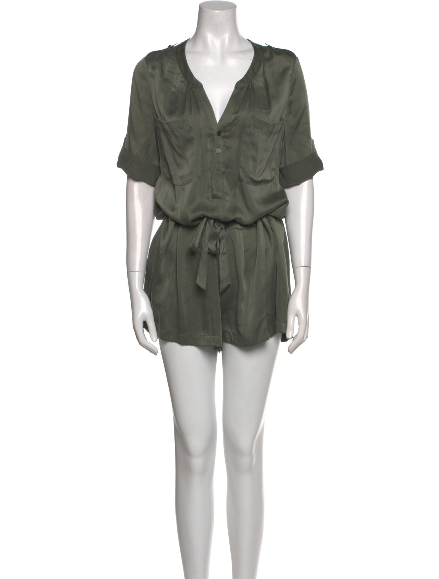 Joie Silk V-Neck Romper