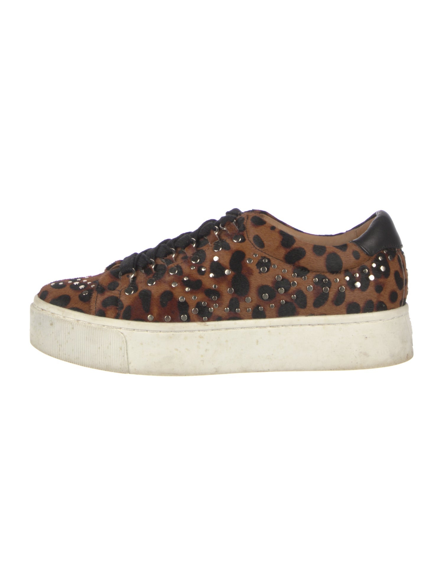 Joie Ponyhair Animal Print Sneakers