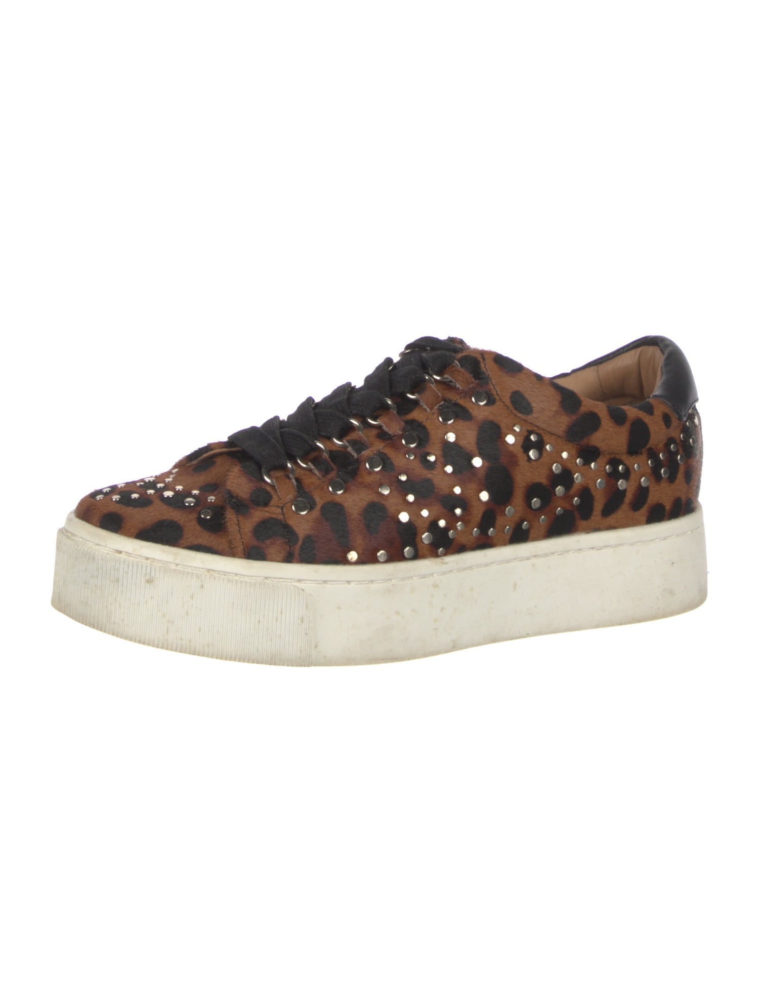Joie Ponyhair Animal Print Sneakers