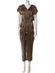 Joie Silk V-Neck Jumpsuit