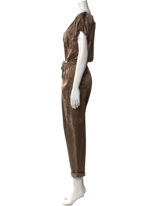 Joie Silk V-Neck Jumpsuit