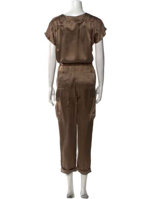 Joie Silk V-Neck Jumpsuit
