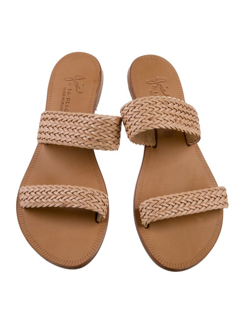 Joie Leather Slides