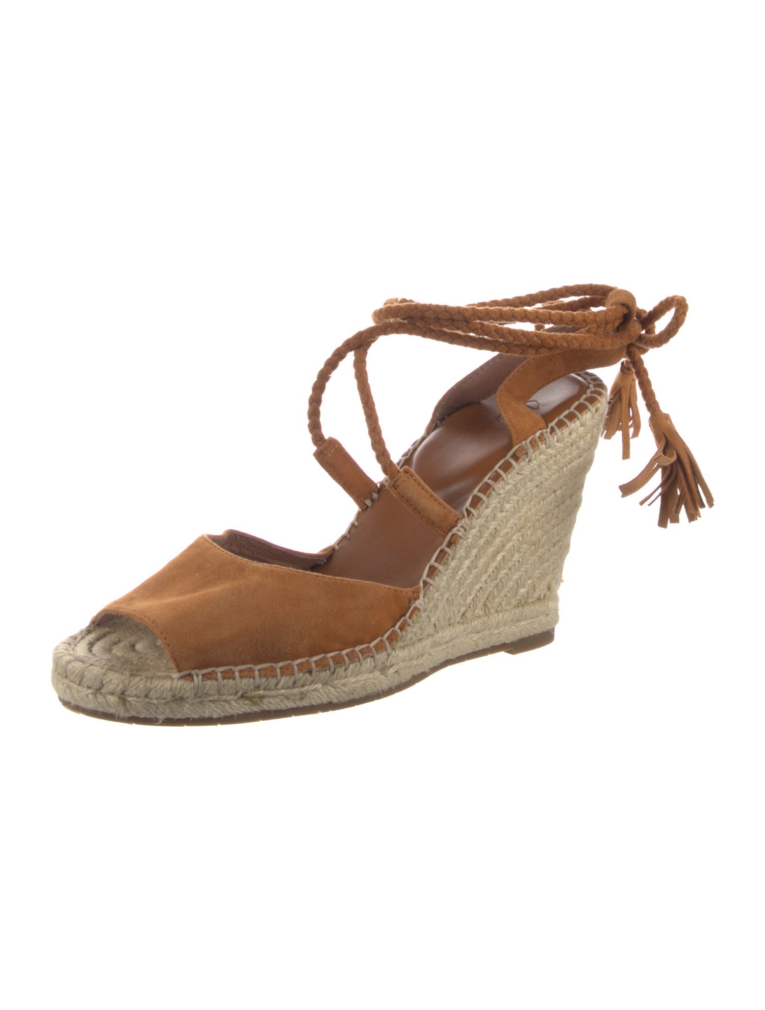 Joie Suede Tassel Accents Espadrilles