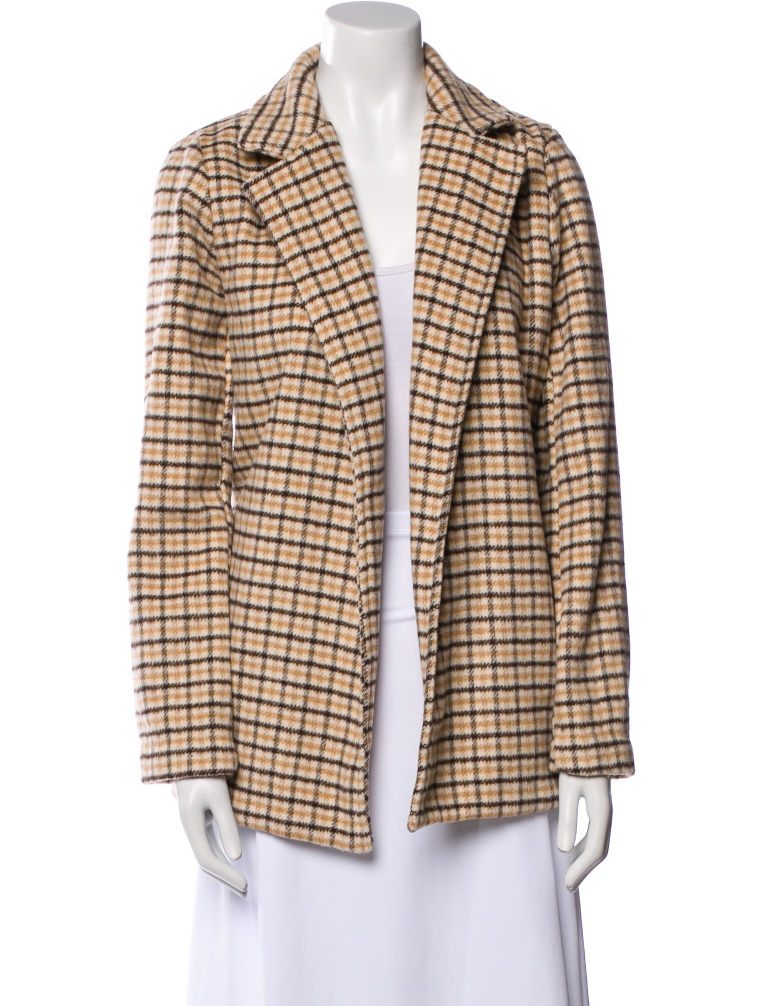 Joie Plaid Print Blazer