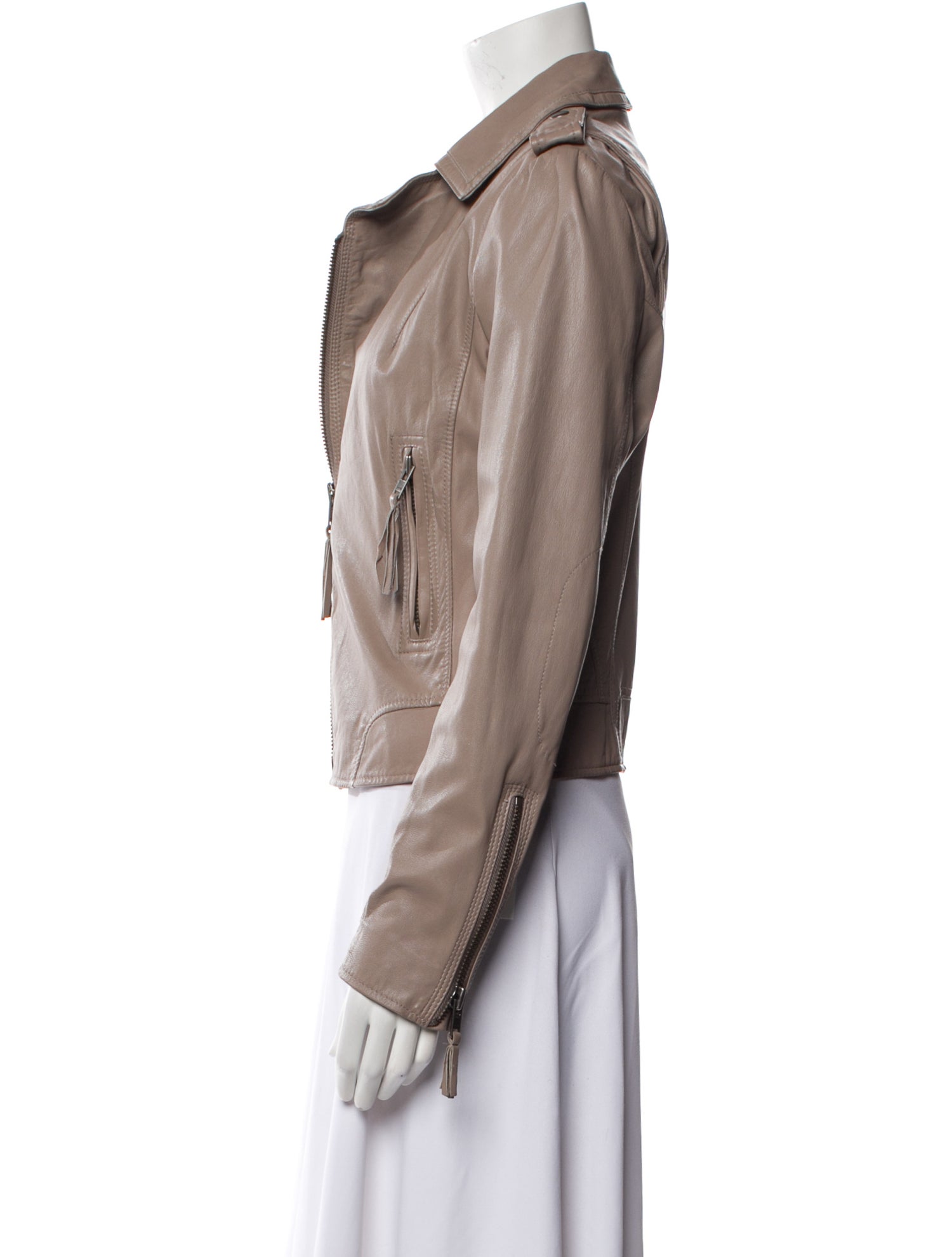 Joie Lamb Leather Biker Jacket