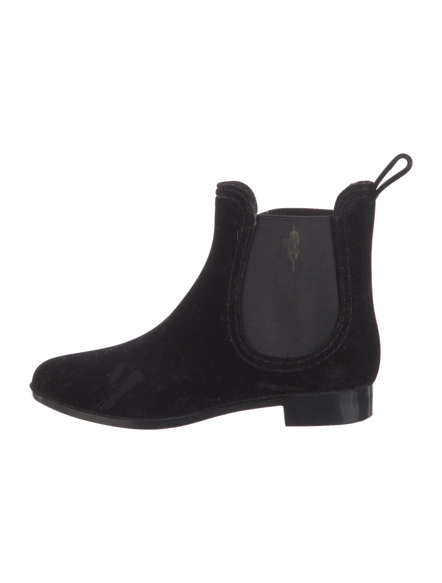 Joie Velvet Bow Accents Chelsea Boots