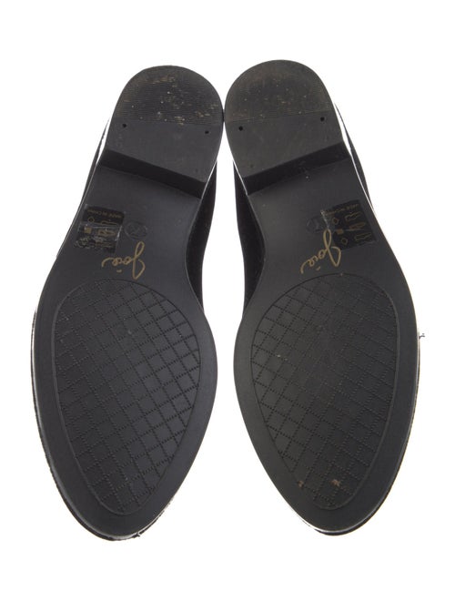 Joie Velvet Bow Accents Chelsea Boots