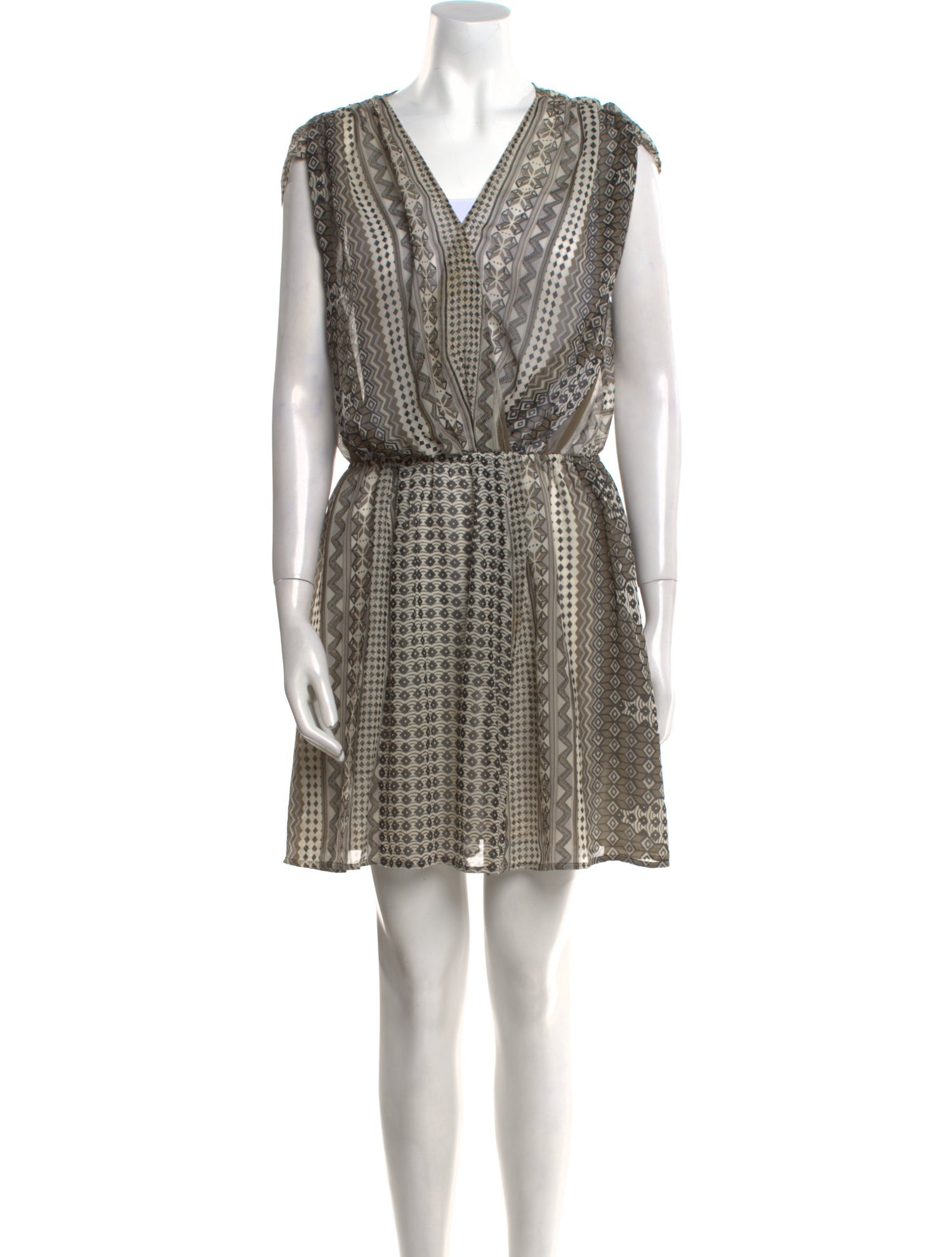 Joie V-Neck Mini Dress