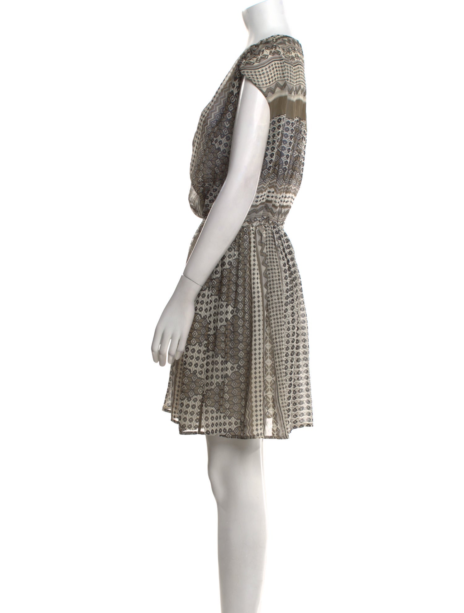 Joie V-Neck Mini Dress