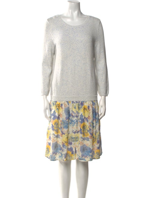 Joie Floral Print Knee-Length Dress