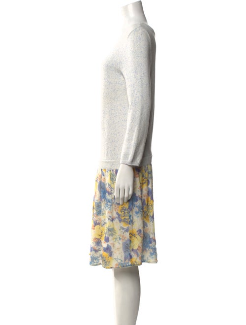 Joie Floral Print Knee-Length Dress