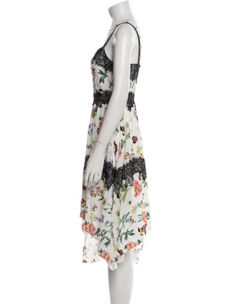 Joie Floral Print Knee-Length Dress