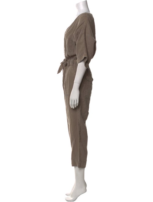 Joie Linen V-Neck Jumpsuit