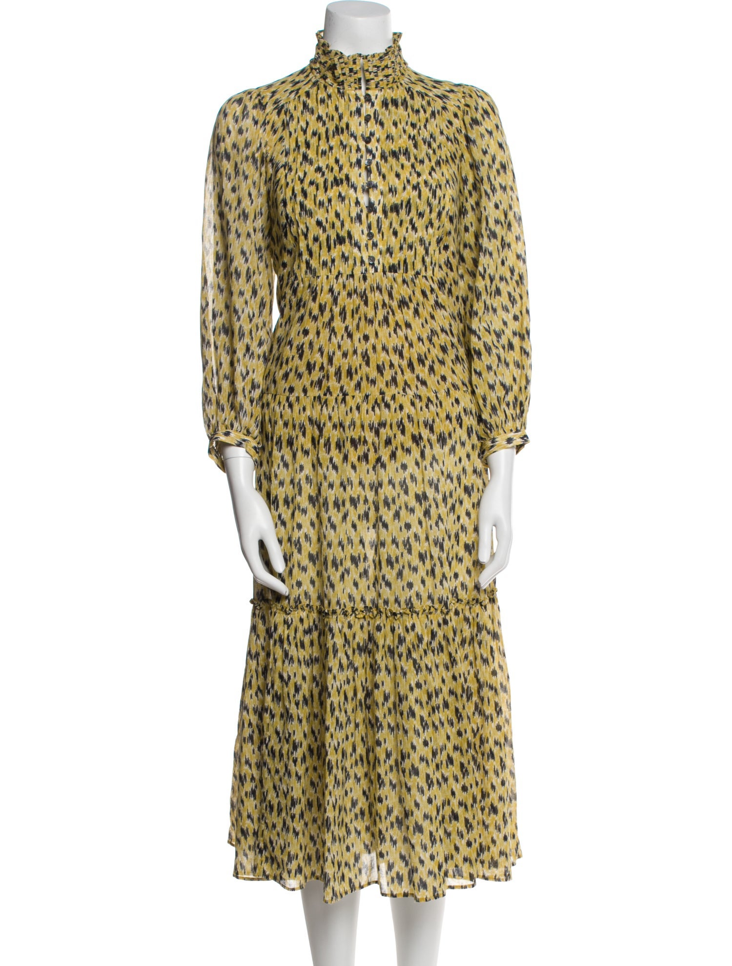 Joie Animal Print Long Dress