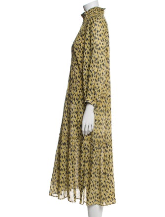 Joie Animal Print Long Dress