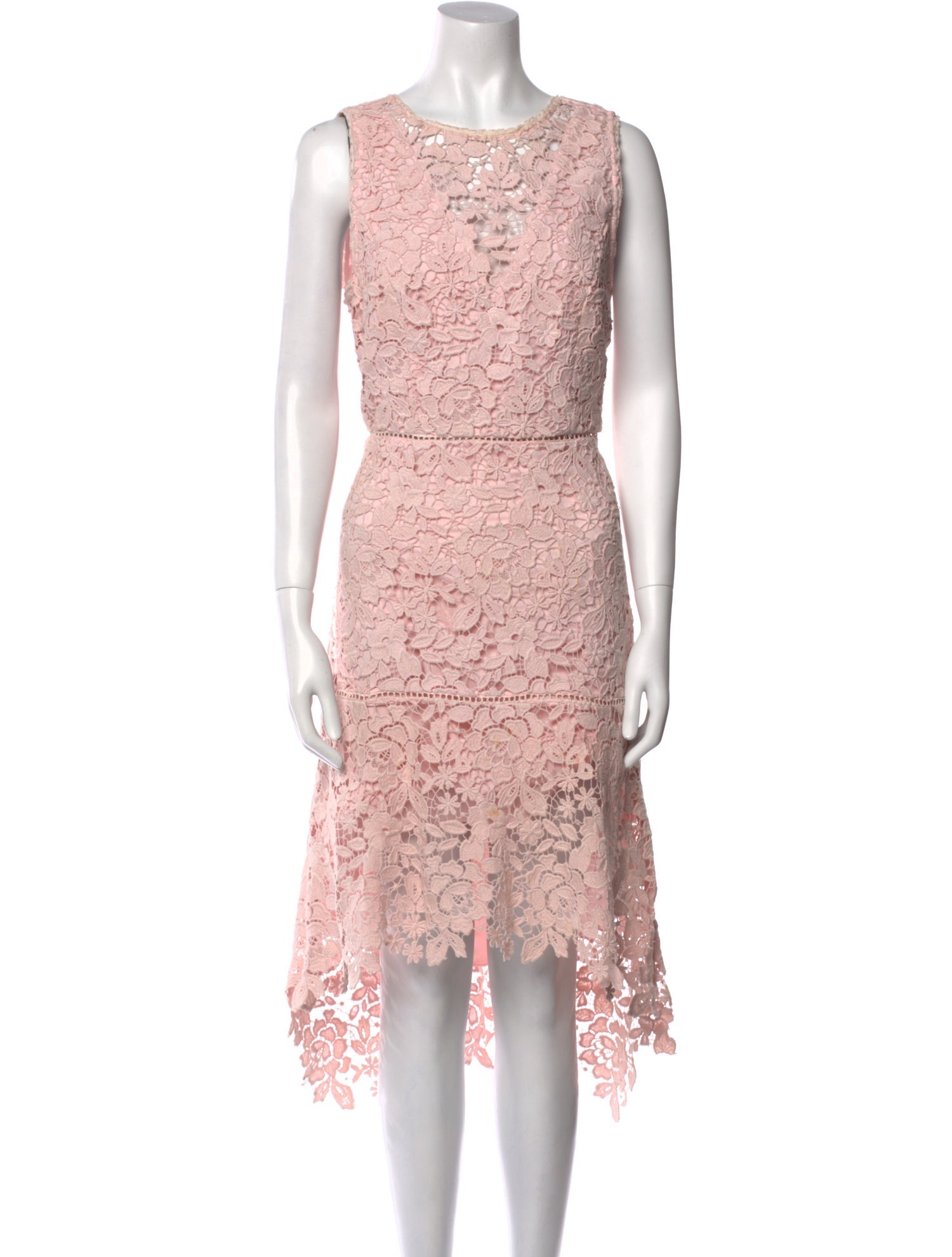 Joie Lace Pattern Mini Dress