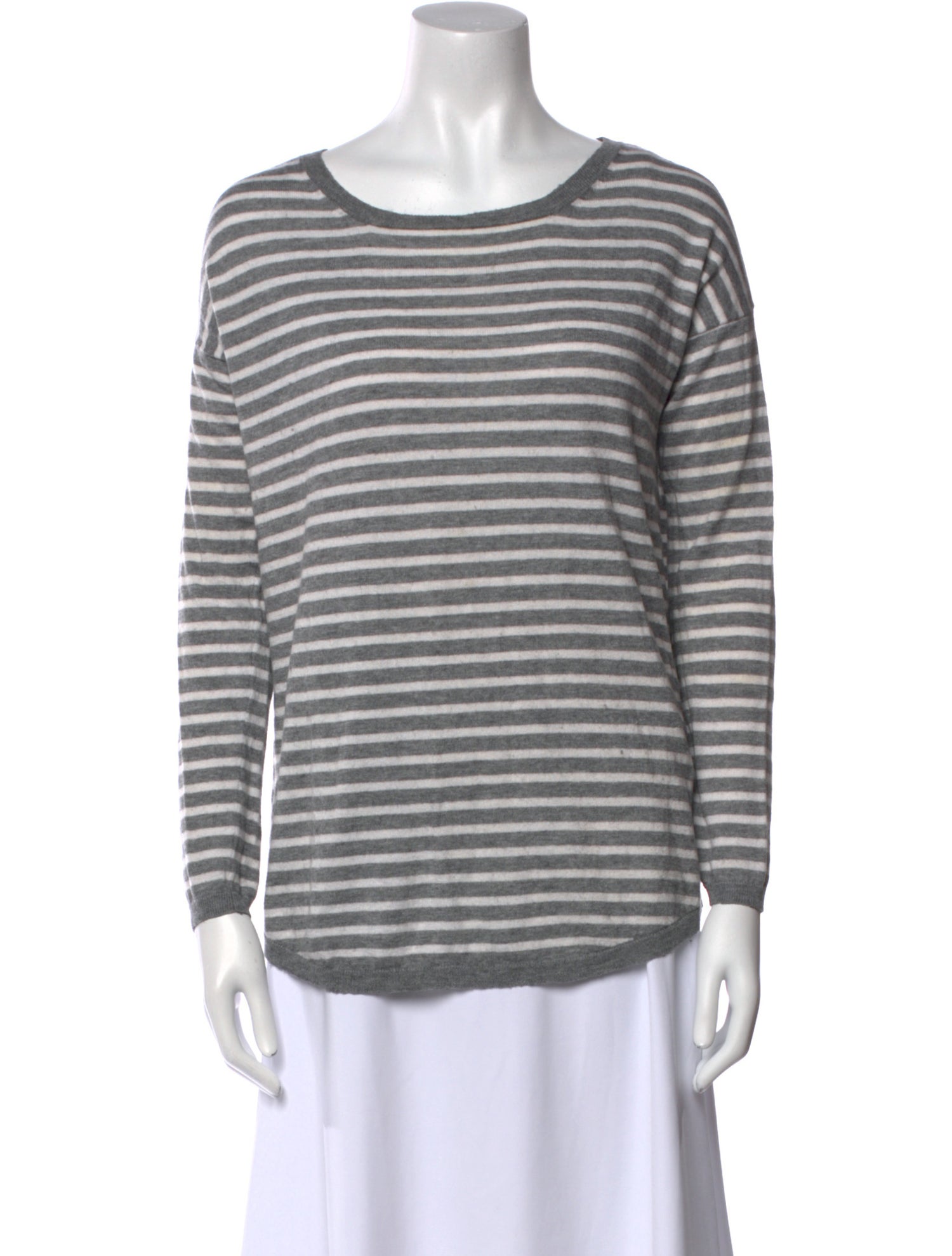 Joie Striped Scoop Neck Sweater