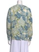 Joie Floral Print Crew Neck Sweater
