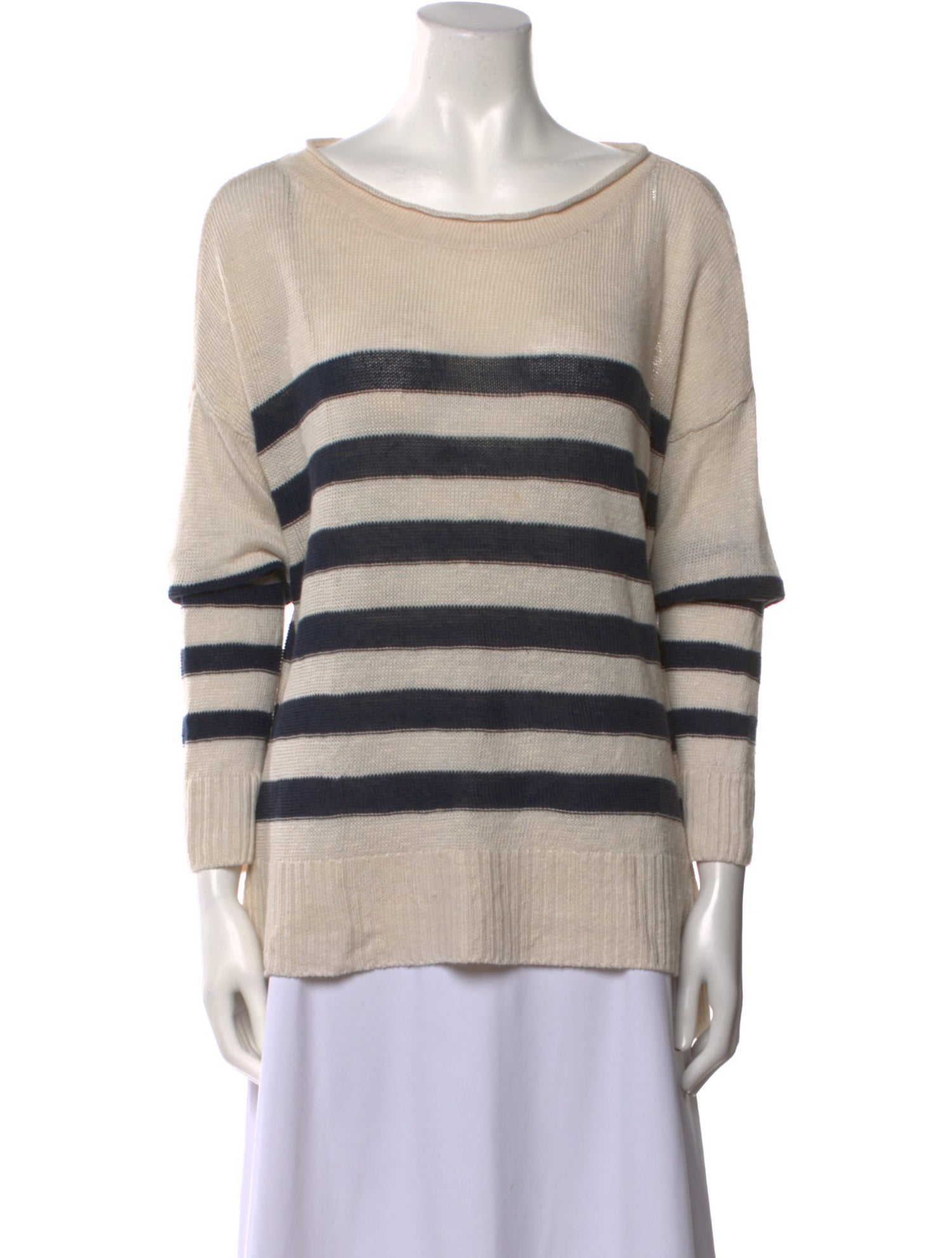 Joie Linen Striped Sweater