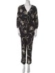 Joie Printed V-Neck Jumpsuit