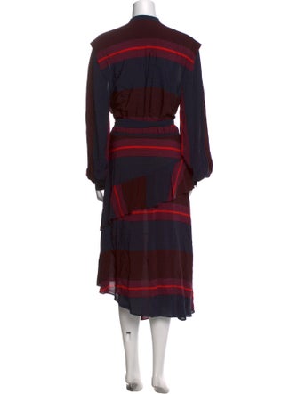 Joie Striped Long Dress