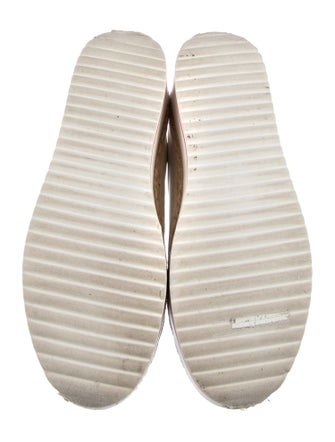 Joie Leather Colorblock Pattern Espadrille Sneakers