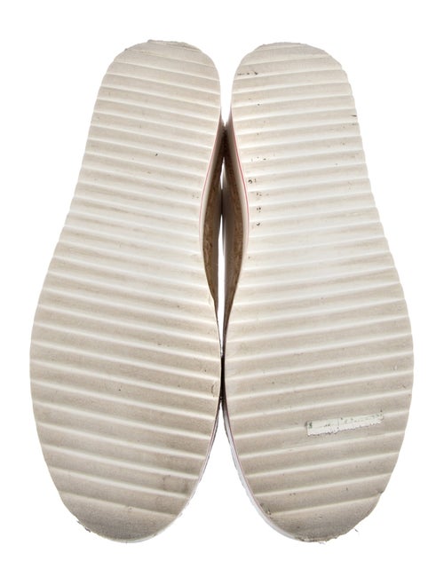 Joie Leather Colorblock Pattern Espadrille Sneakers