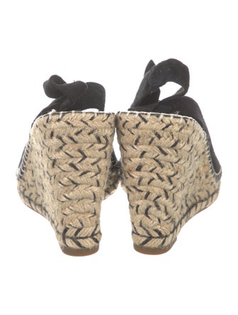 Joie Suede Whipstitch Trim Espadrilles