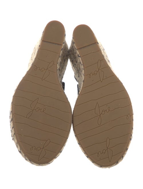 Joie Suede Whipstitch Trim Espadrilles