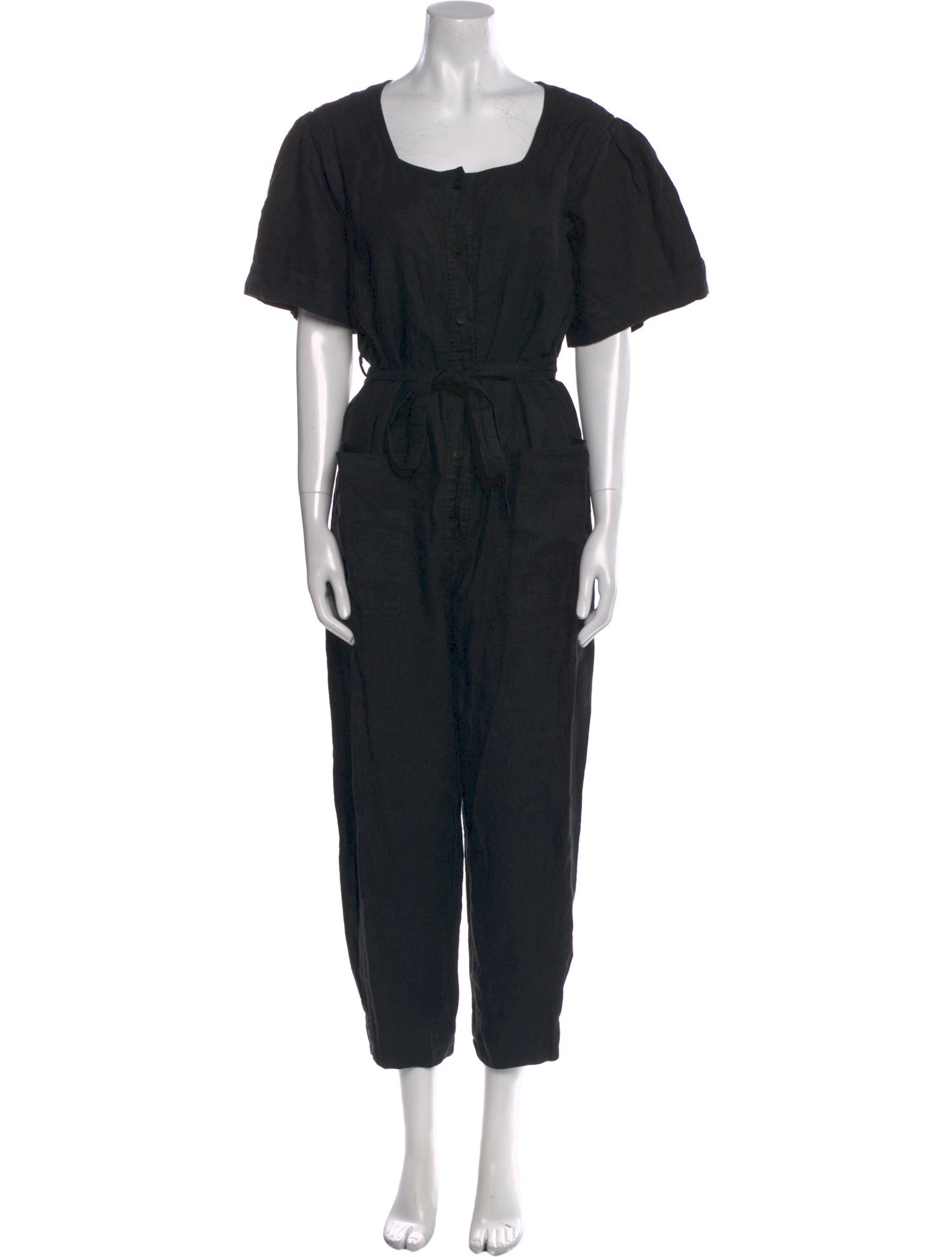 Joie Linen Scoop Neck Jumpsuit