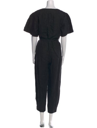 Joie Linen Scoop Neck Jumpsuit