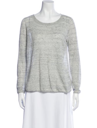 Joie Linen Scoop Neck Sweater