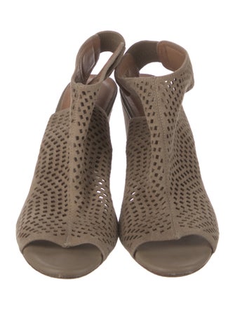 Joie Suede Lasercut Accents Slingback Sandals