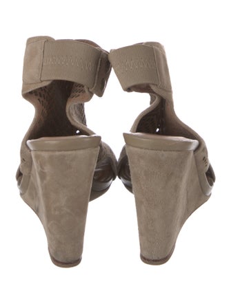 Joie Suede Lasercut Accents Slingback Sandals