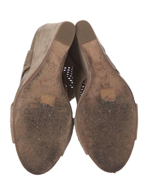 Joie Suede Lasercut Accents Slingback Sandals