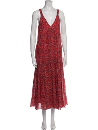 Joie Printed Long Dress