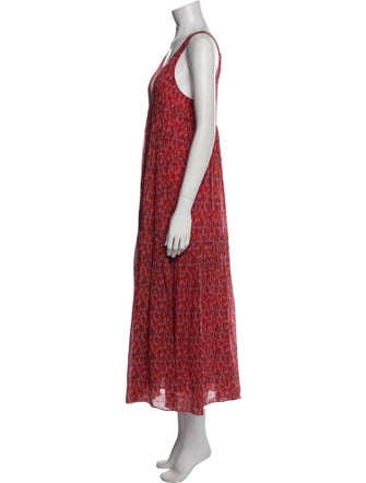 Joie Printed Long Dress