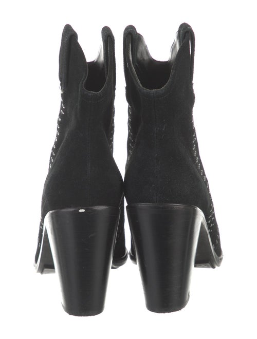 Joie Suede Studded Accents Western Boots