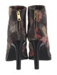 Joie Velvet Floral Print Boots